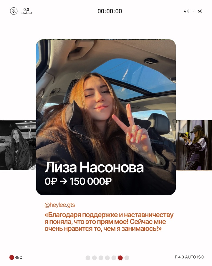 Лиза Насонова: 0 → 150 000 ₽